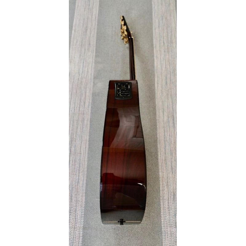 Violão Yamaha Dwx-7c Tbs / Eletroacústico Com Microfone + Hard Case Rígido