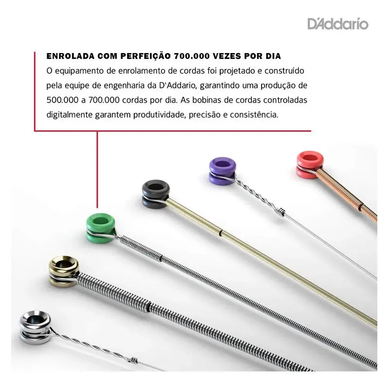 Encordoamento Violão Aço .012 D'addario Phosphor Bronze Ej16
