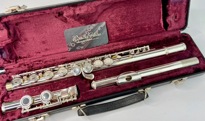 Flauta Transversal Armstrong 104 Made In Usa #132 Prateado