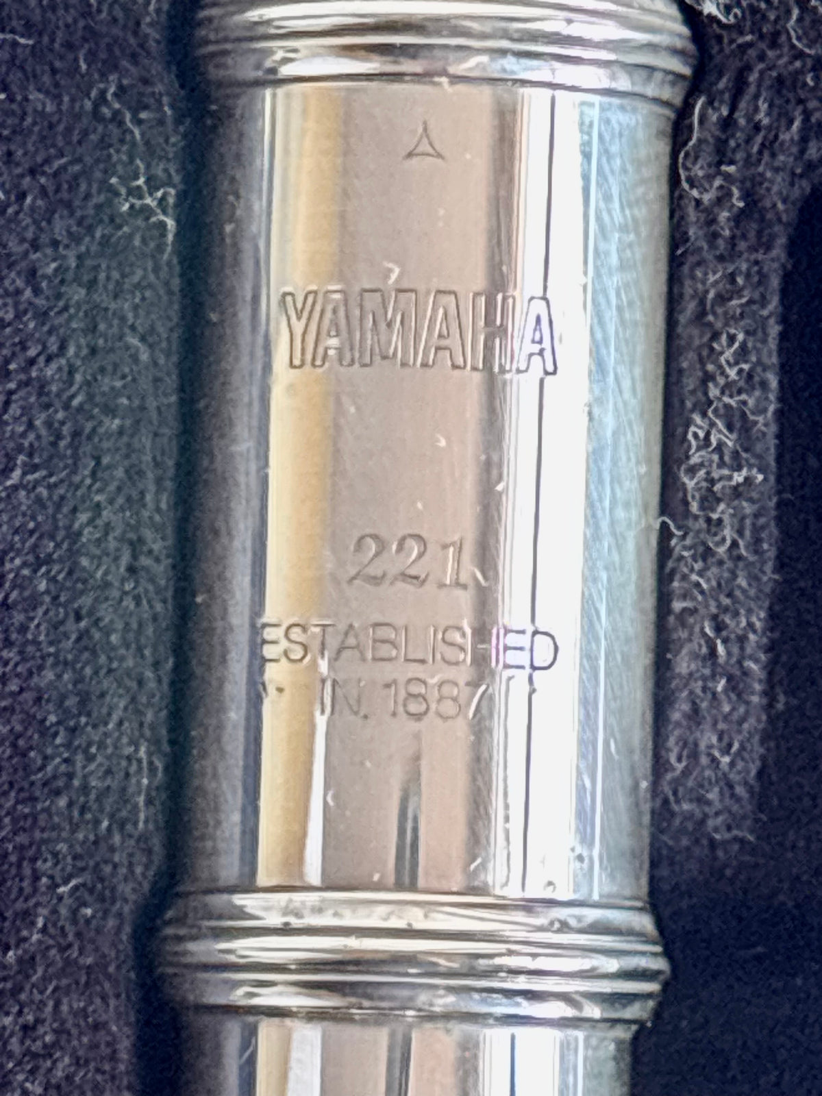 Flauta Transversal Yamaha 221 Silver / Made In Japan #195 Prata