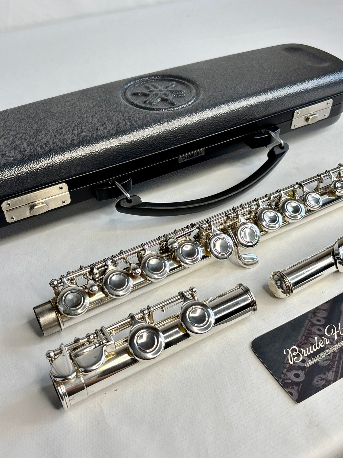 Flauta Transversal Yamaha 221 Silver / Made In Japan #195 Prata