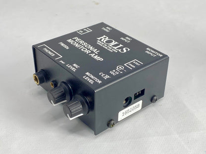 Rolls Amplificador Pessoal De Fone De Ouvido Pm50se Preto