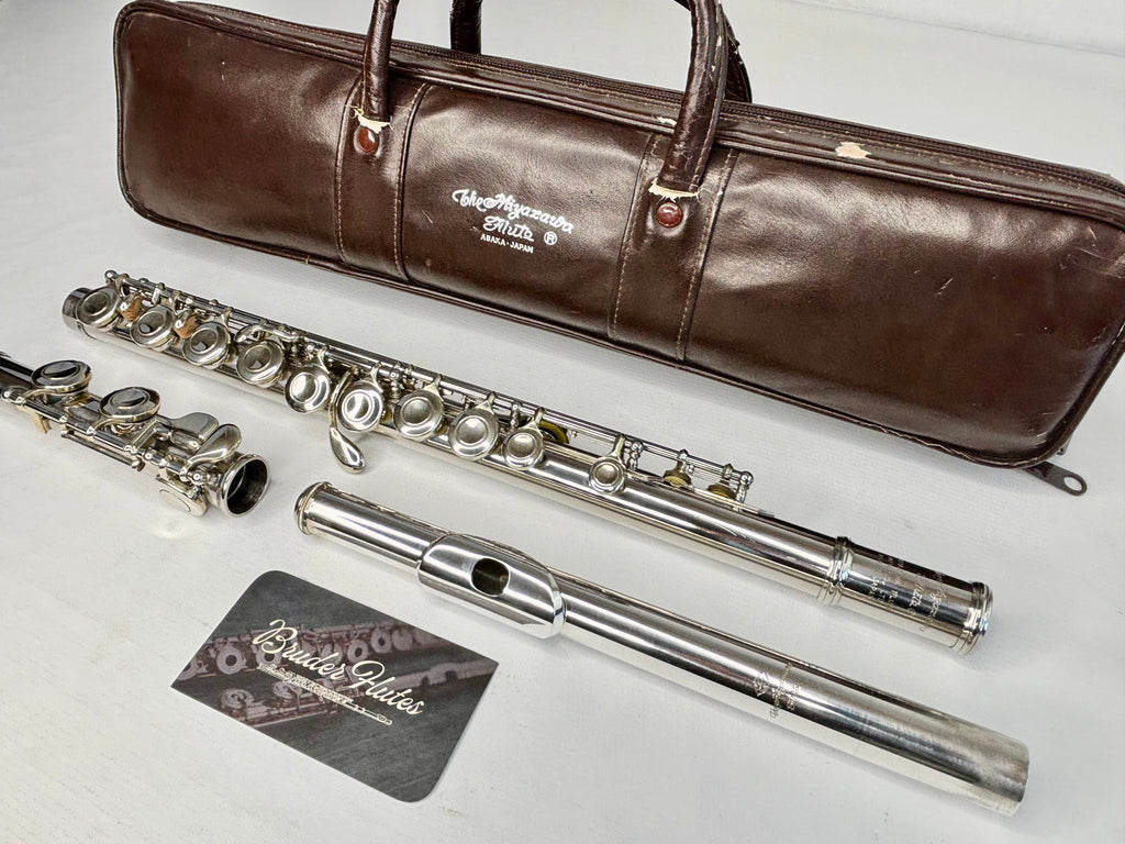 Flauta Transversal Miyazawa MS-95 Bocal em Prata Maciça - Made In Japan  #145