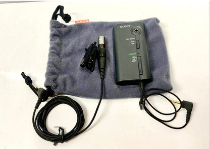 Microfone Sony Emc-cr120 - Made In Japan Preto
