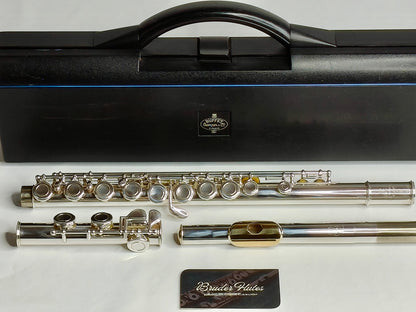 Flauta Transversal Buffet Crampon Bc6010 Ouro - England  #99 Prateado Dourado
