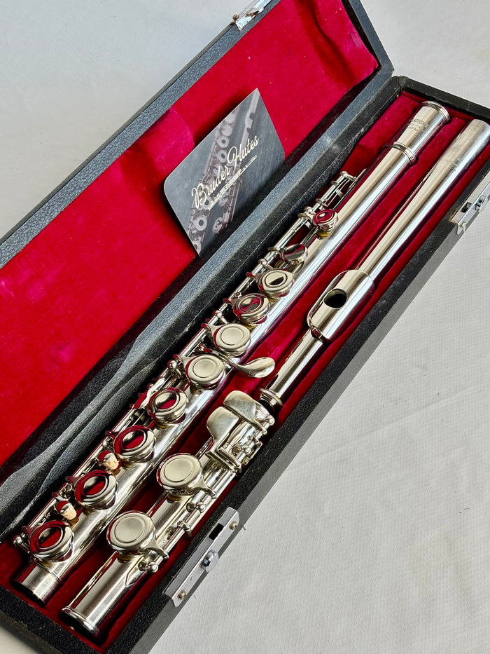 Flauta Transversal Kawai Kfl-45 -  Made In Japan #195 Niquel