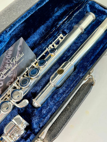 Flauta Transversal Alpine Dehan - Made In U S A  #138 Prata