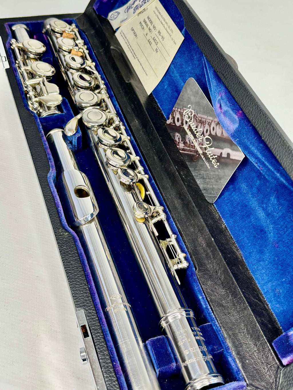 Flauta Transversal Miyazawa MS-95 Bocal em Prata Maciça - Made In Japan  #145