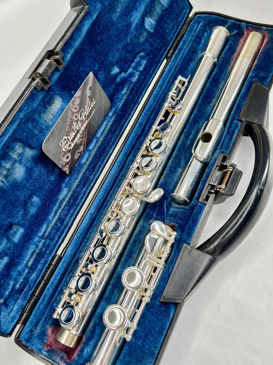 Flauta Transversal Buffet Crampon BC6010 - Porta Lábio & Riser em Prata Maciça - Made England  #98