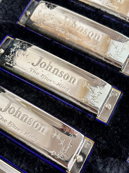 Kit De Gaitas Blues King Johnson - 12 Tonalidades  #74