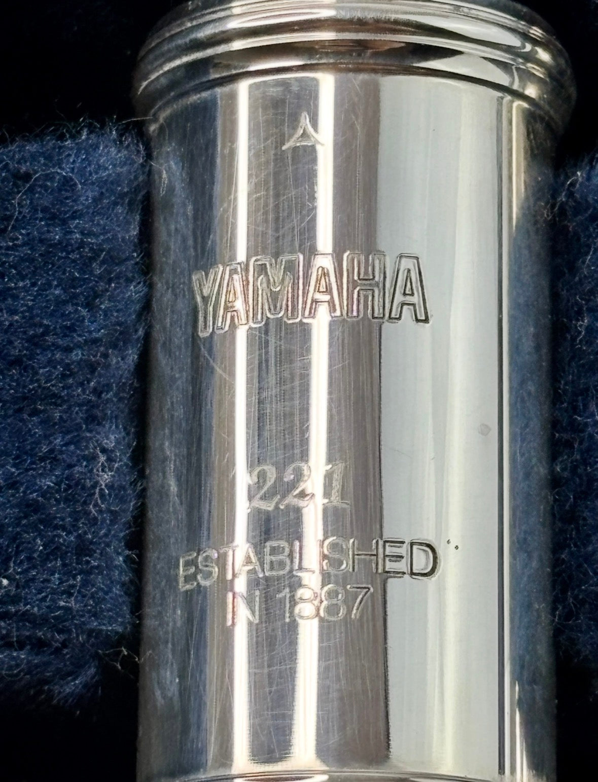 Flauta Transversal Yamaha 221 Silver / Made Indonésia  #122 Prata