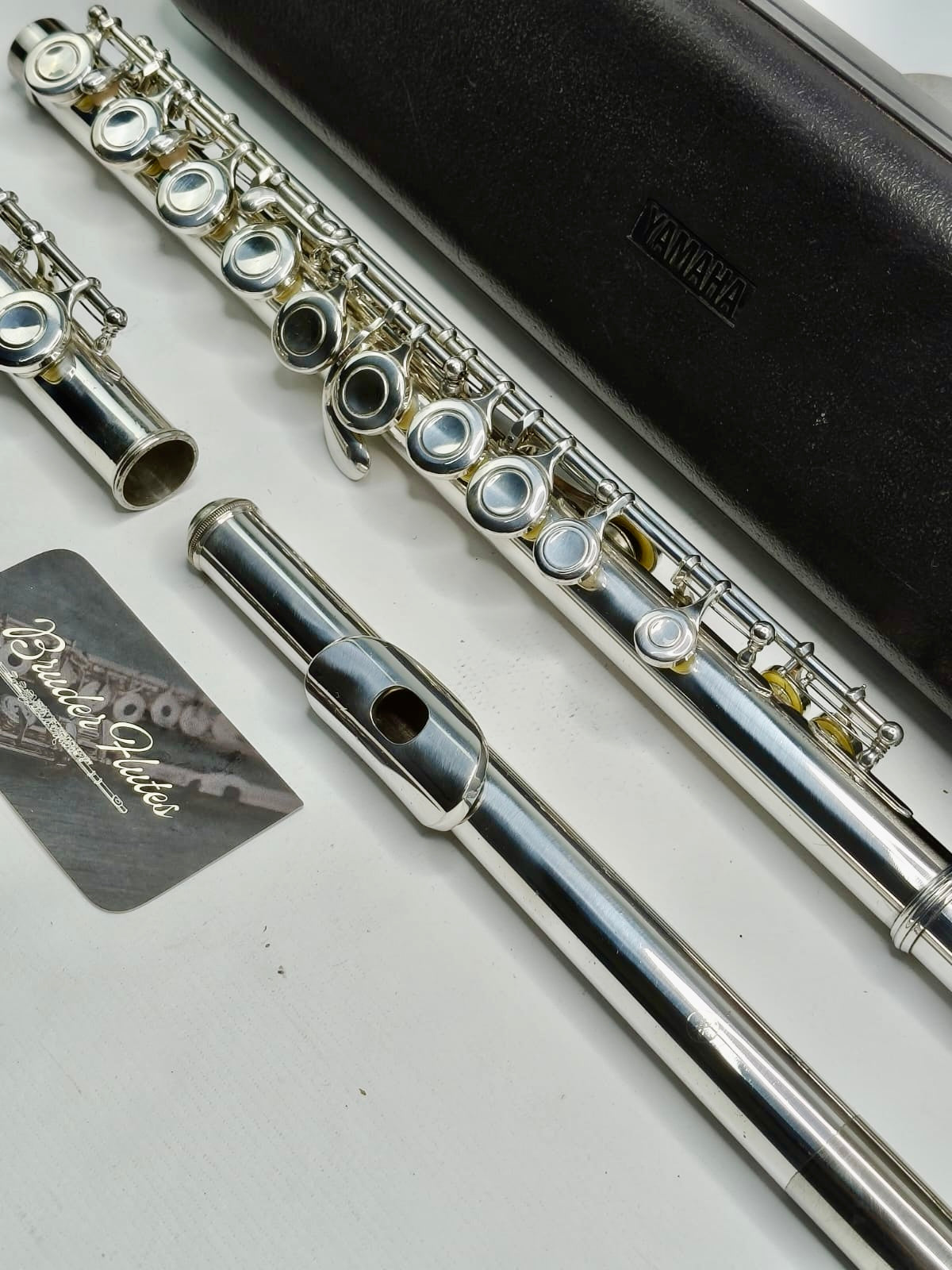 Flauta Transversal Yamaha F100 S  / Made In Japan  #176 Prateado