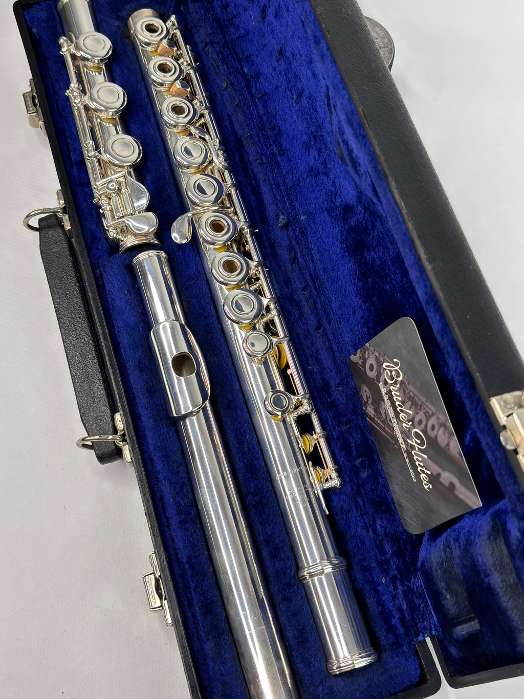 Flauta Transv El Deford - Bocal + Tubo Prata Made In Usa #105