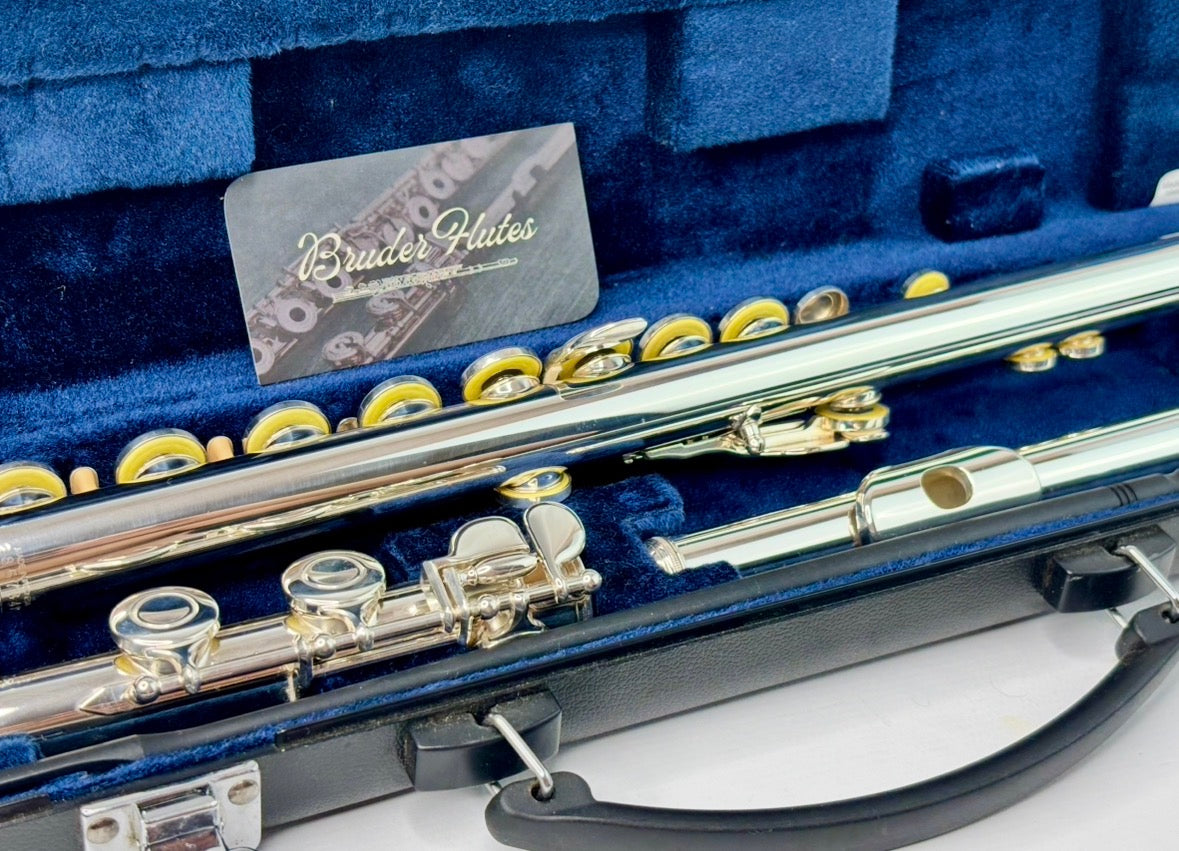 Flauta Transversal Yamaha 221 Silver / Made Indonésia  #122 Prata