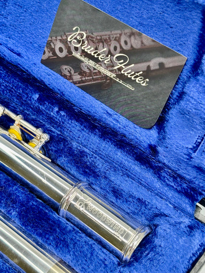 Flauta Transversal Woodwind Usa - Made In Usa #138 Prata