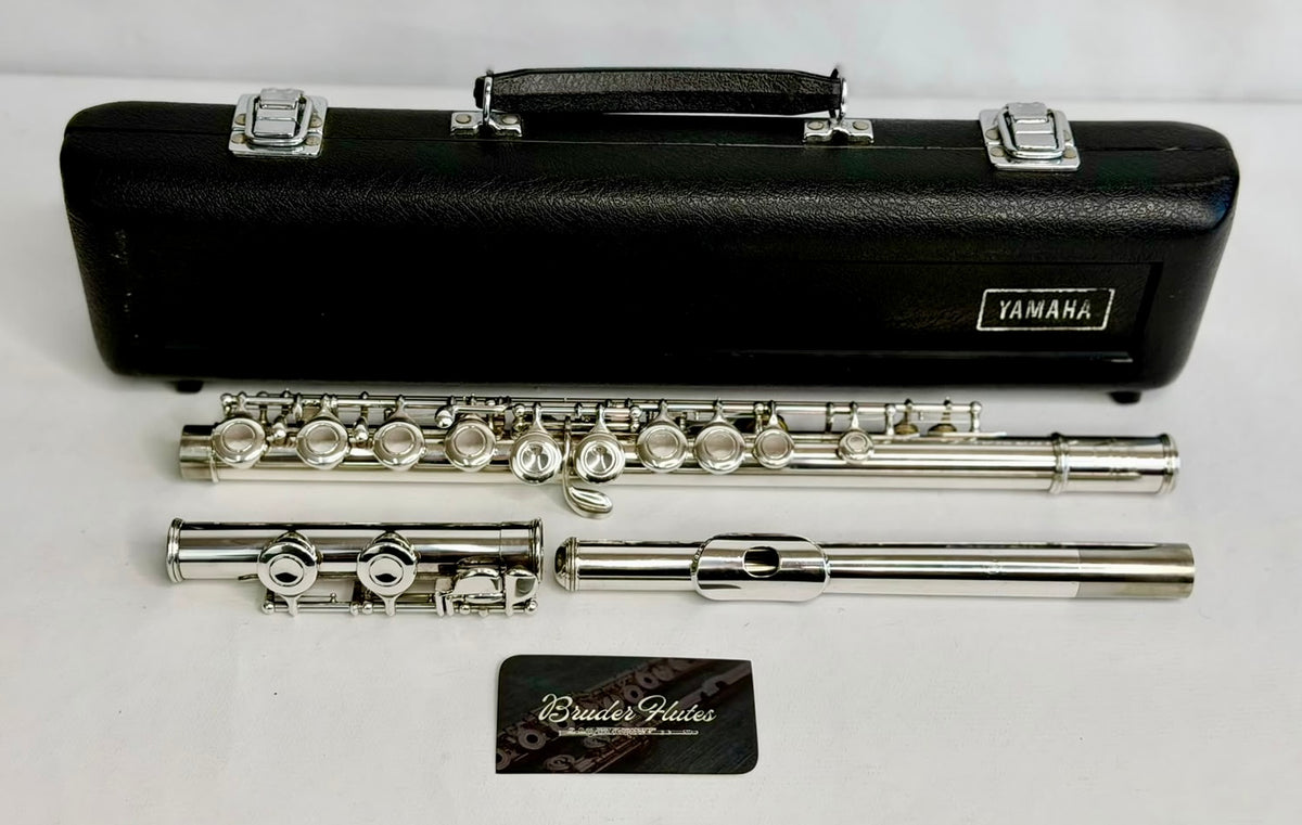 Flauta Transversal Yamaha F100 S  / Made In Japan  #176 Prateado