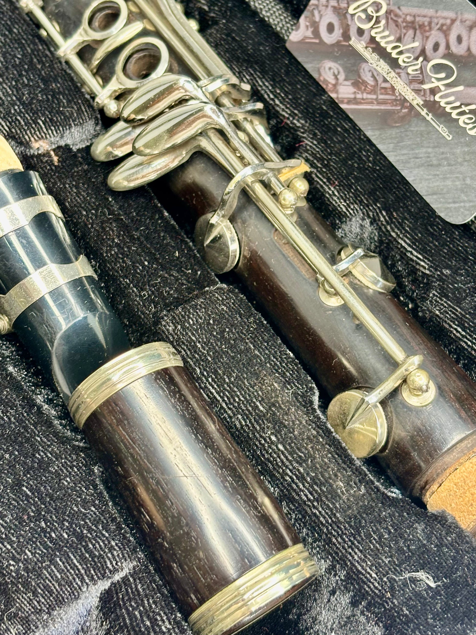 Clarinete Paul Jarman - Madeira De Ébano - Made In Frace #68 Marrom-escuro