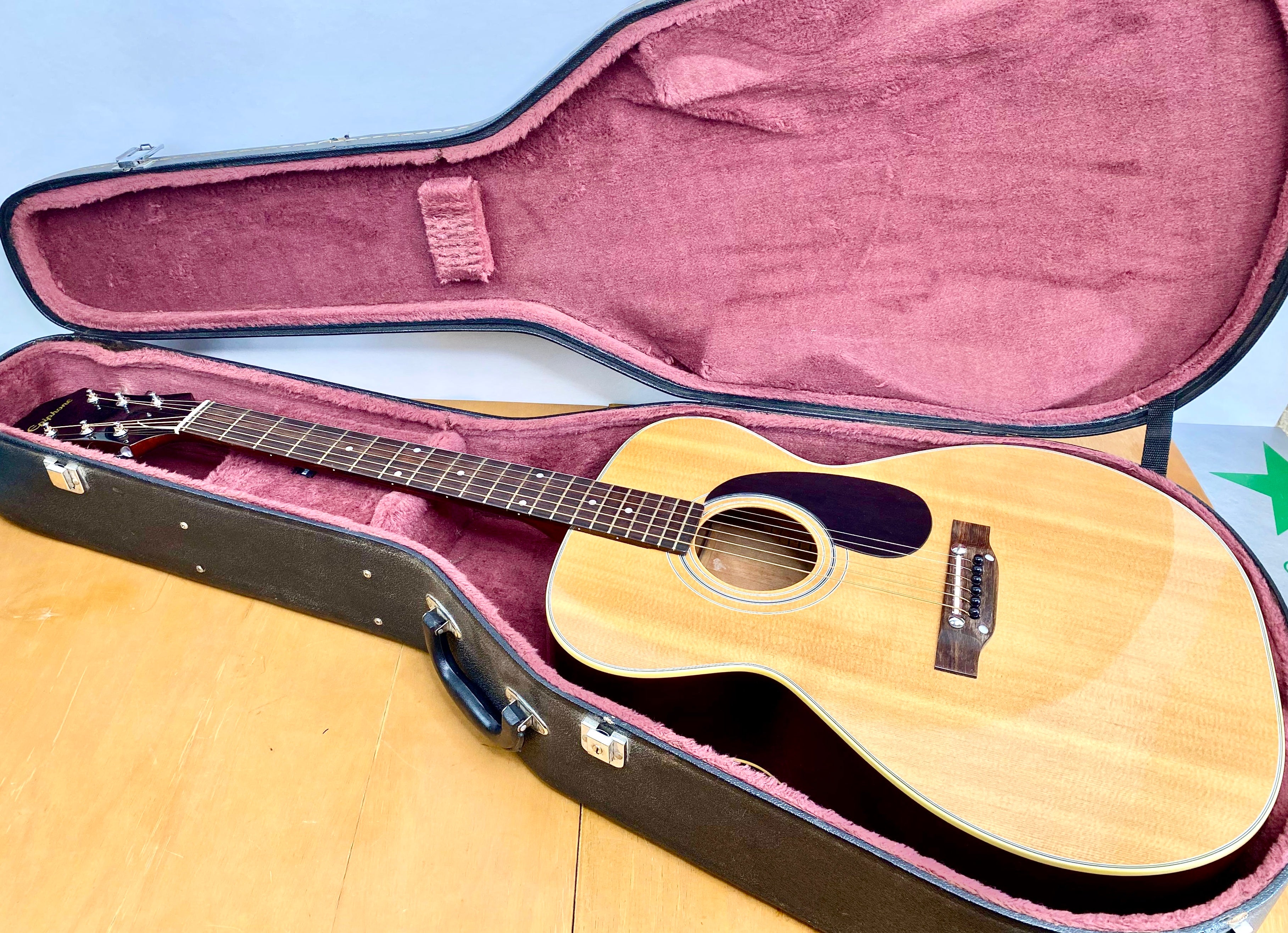 Violão EpiPhone Ft 120 - Japan  - Acústico / Vintage #58 Natural Destro Pau-rosa