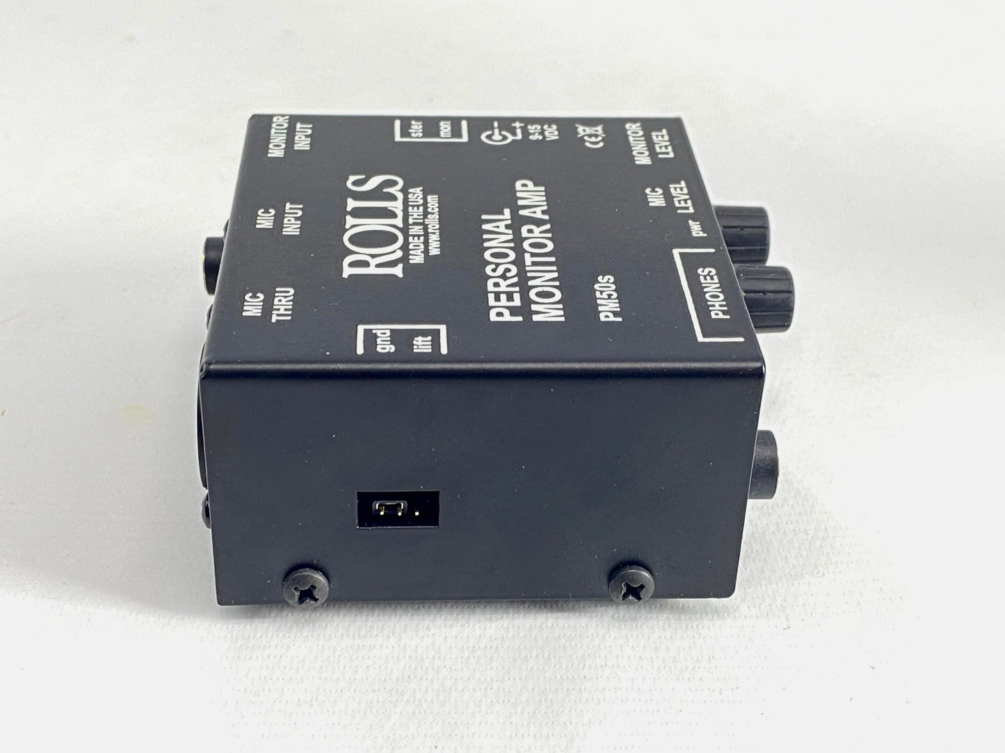Rolls Amplificador Pessoal De Fone De Ouvido Pm50se Preto