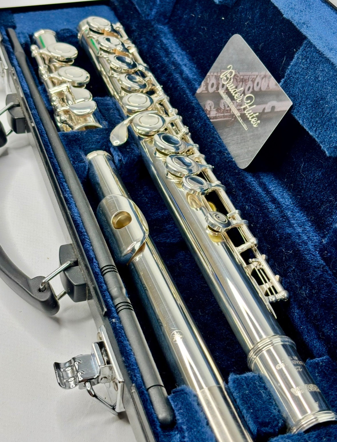 Flauta Transversal Yamaha 221 Silver / Made Indonésia  #122 Prata