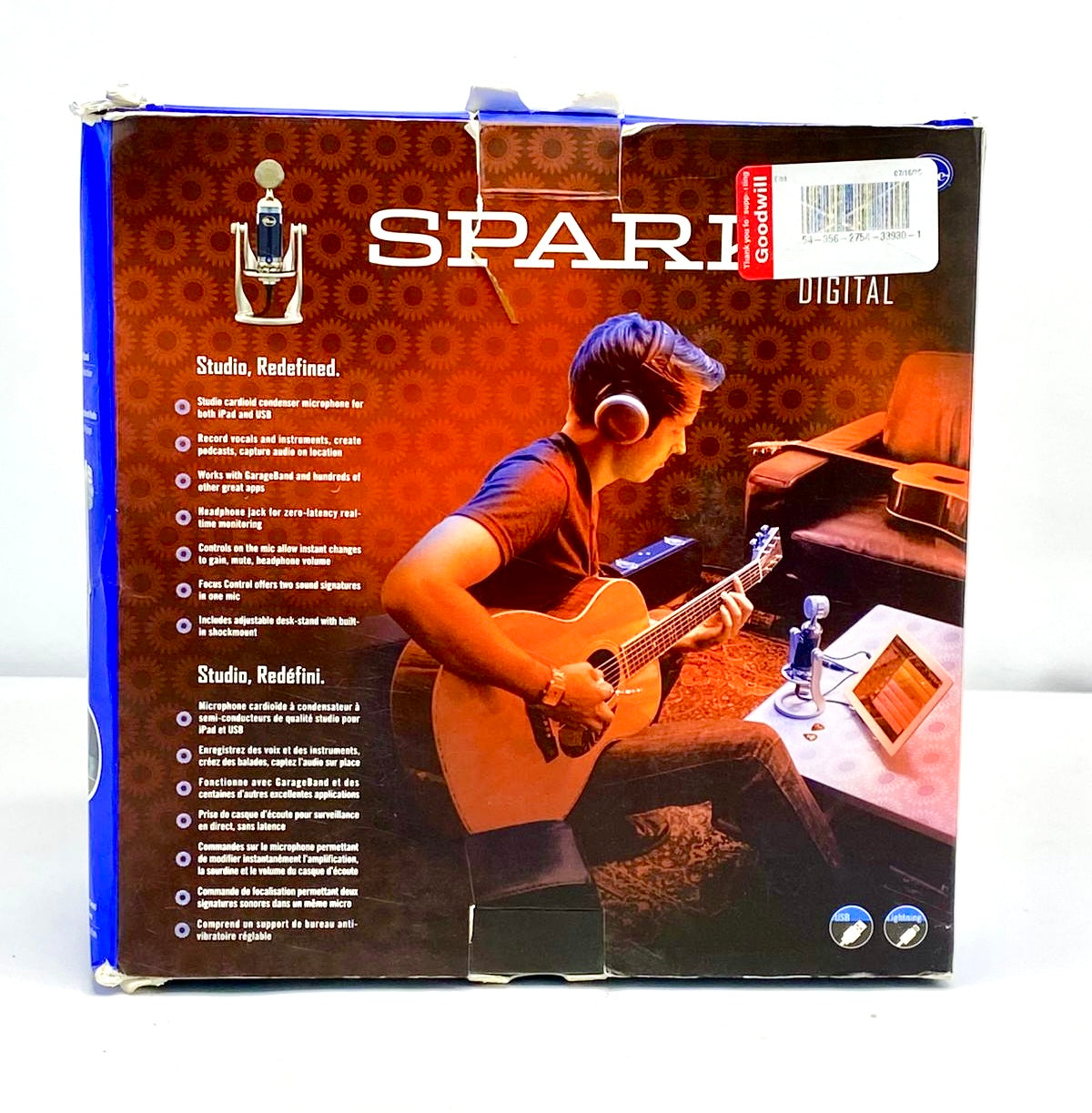 Microfone Blue Spark Digital Condensador - Made In Usa #289