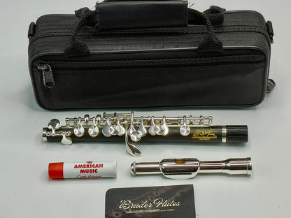 Flautim Gemeinhardt Ravel/ Abs + Prata / Made In Usa #179