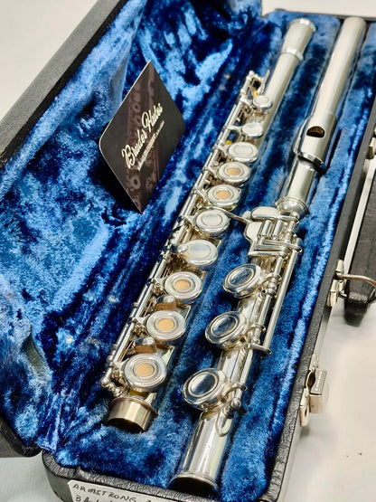 Flauta Transversal Armstrong 303 - Bocal em Prata Maciça / Silver Head- Made in Usa #180