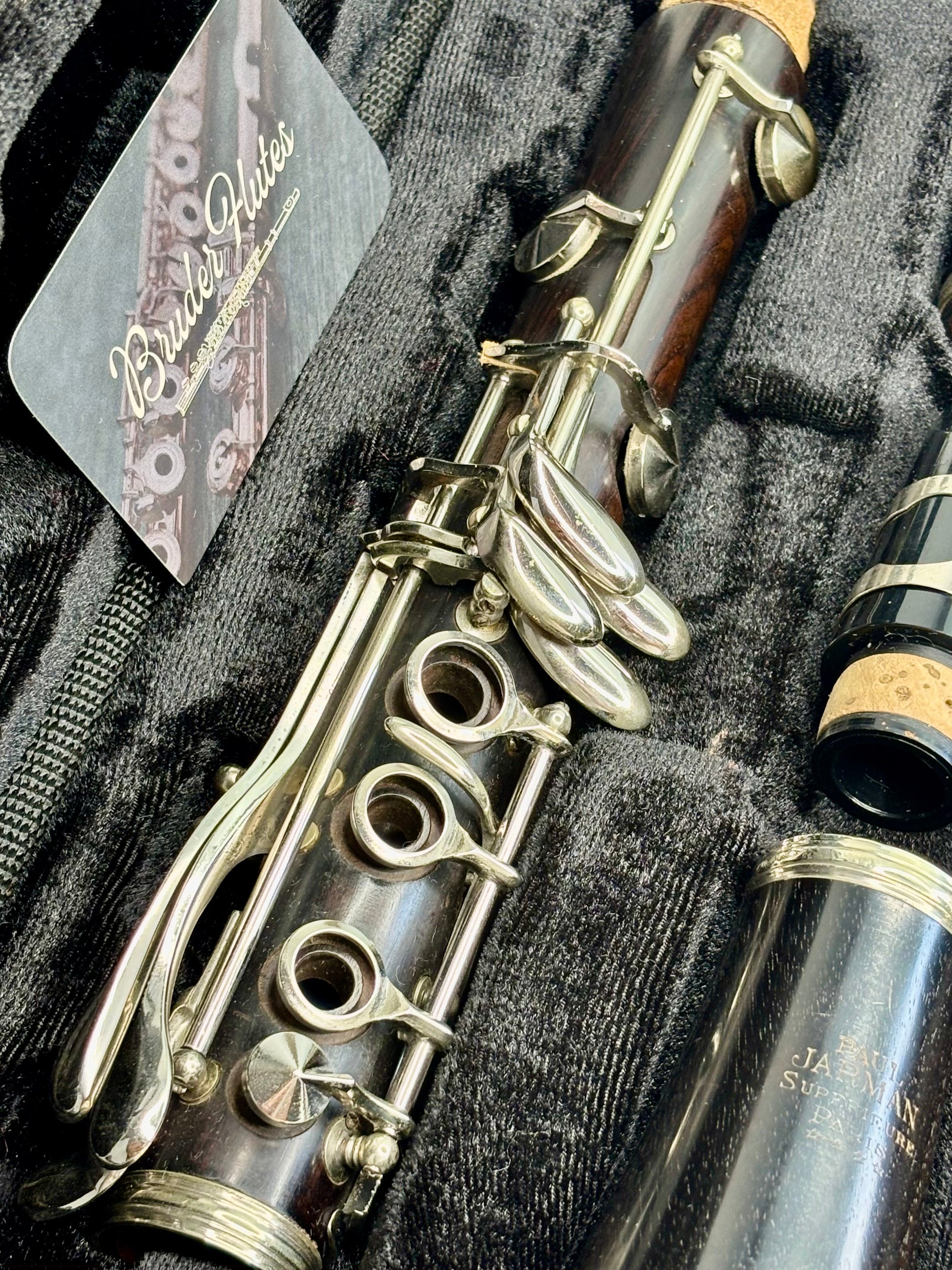 Clarinete Paul Jarman - Madeira De Ébano - Made In Frace #68 Marrom-escuro