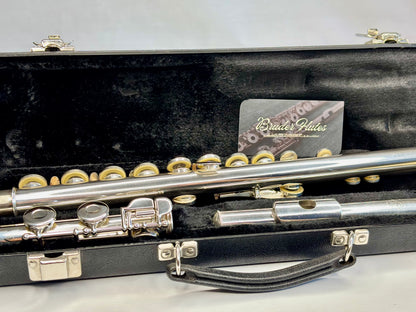 Flauta Transversal Gemeinhardt Artisan - Made In Usa #149 Prata