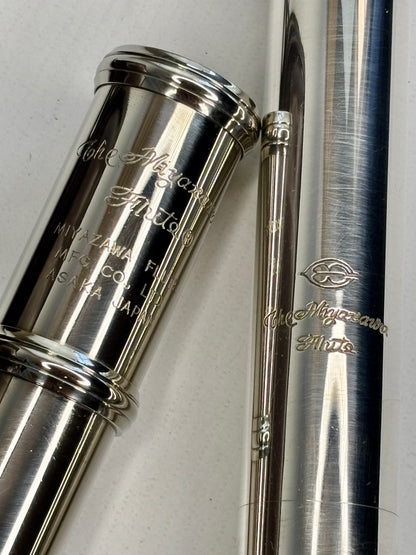 Flauta Transversal Miyazawa MS-95 Bocal em Prata Maciça - Made In Japan  #145