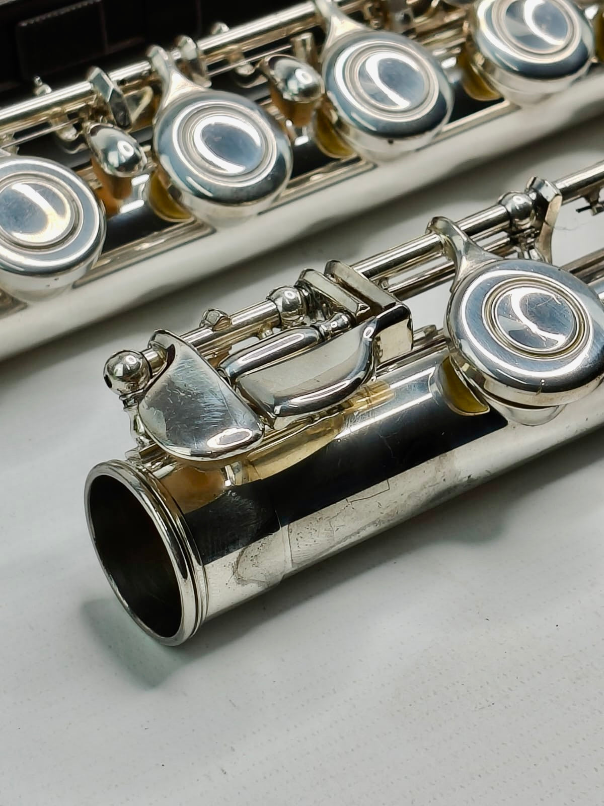 Flauta Transversal Yamaha F100 S  / Made In Japan  #176 Prateado