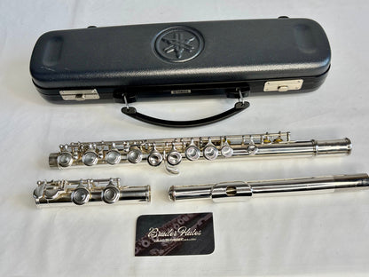 Flauta Transversal Yamaha 221 Silver / Made In Japan #195 Prata