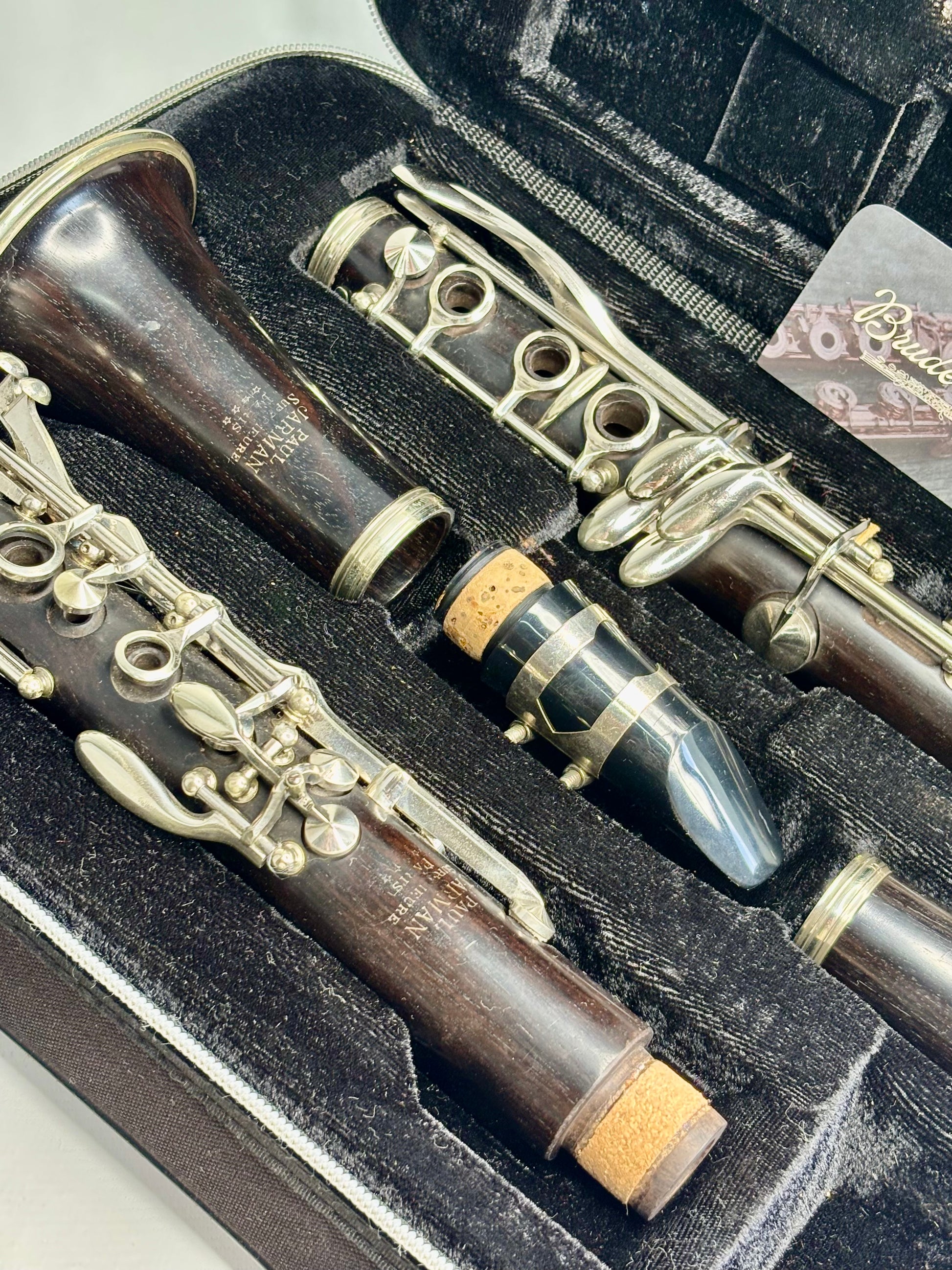 Clarinete Paul Jarman - Madeira De Ébano - Made In Frace #68 Marrom-escuro