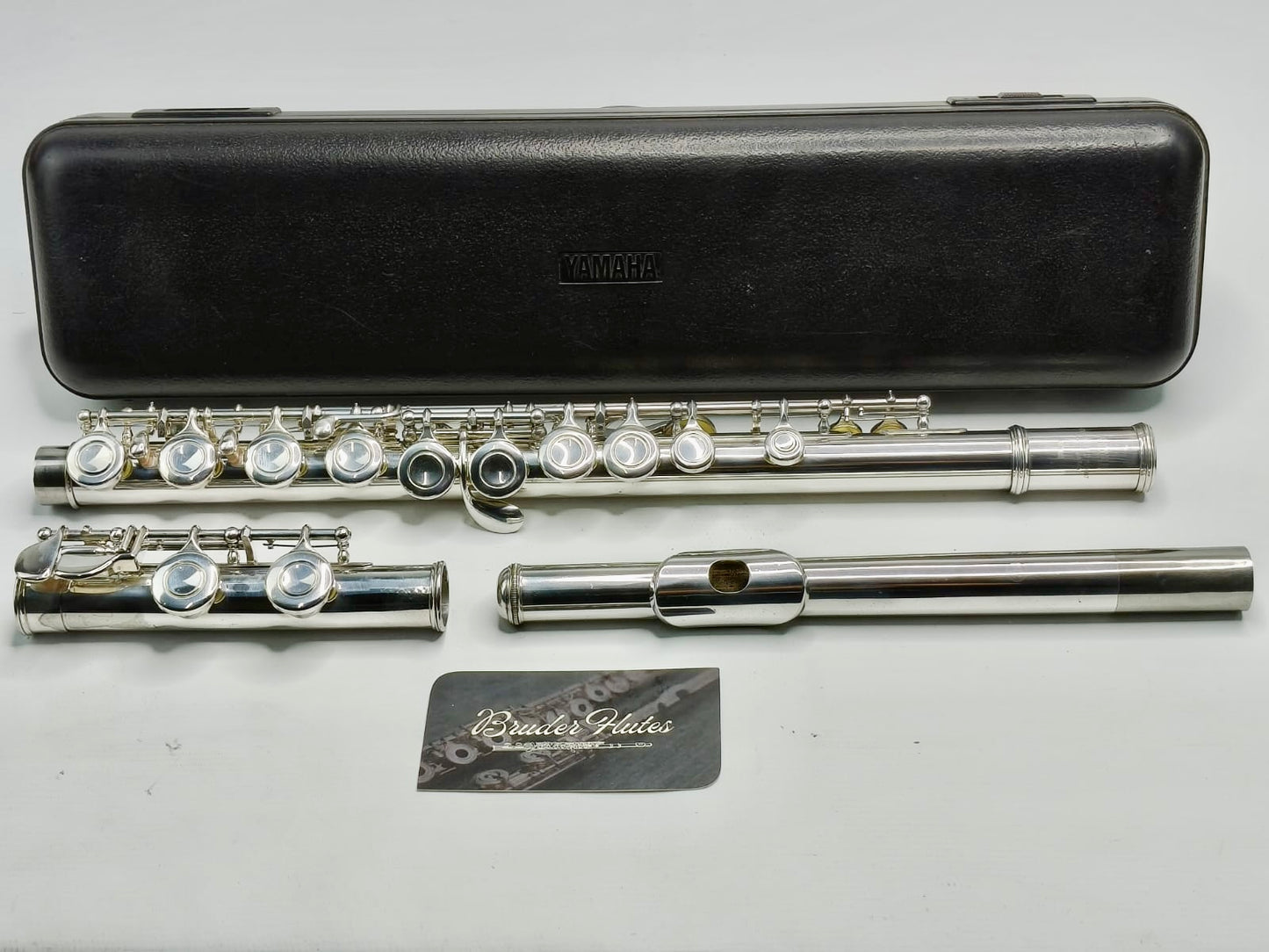 Flauta Transversal Yamaha F100 S  / Made In Japan  #176 Prateado