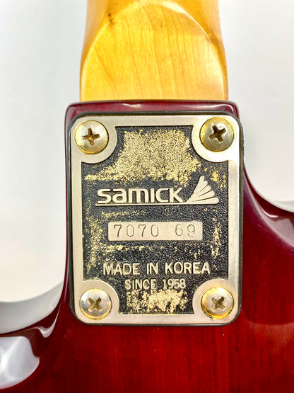 Guitarra Samick Artist Series Established 1958 Korea - #59 Destro Vermelho Pau-rosa