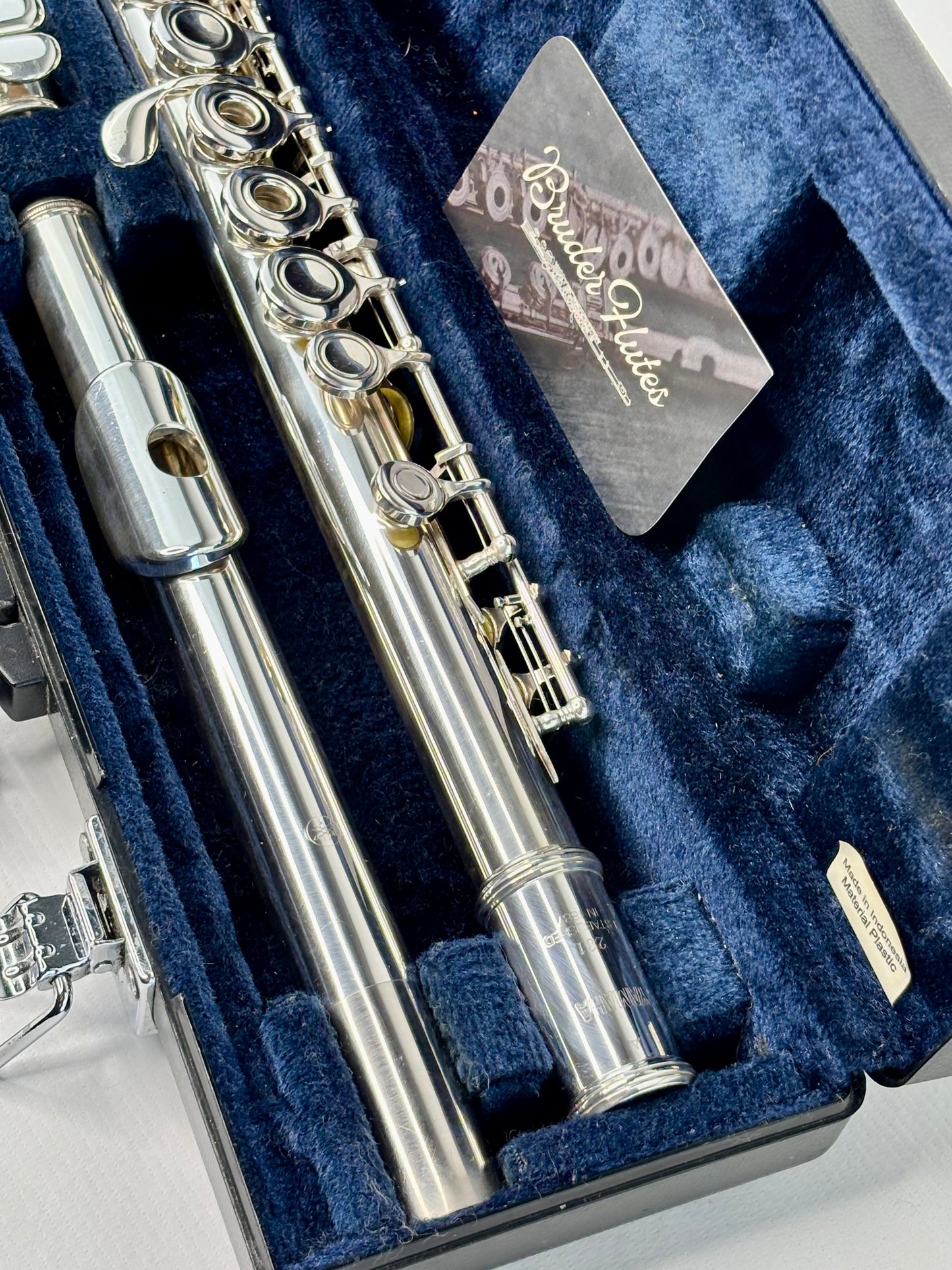 Flauta Transversal Yamaha 281 Silver / Made Indonésia  #136 Prata