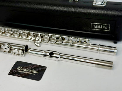 Flauta Transversal Yamaha F100 S  / Made In Japan  #176 Prateado