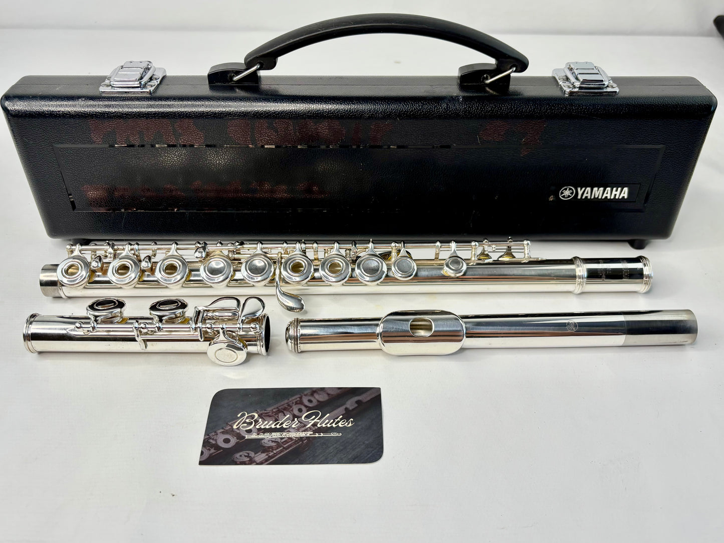 Flauta Transversal Yamaha 281 Silver / Made Indonésia  #136 Prata