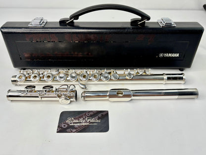 Flauta Transversal Yamaha 281 Silver / Made Indonésia  #136 Prata