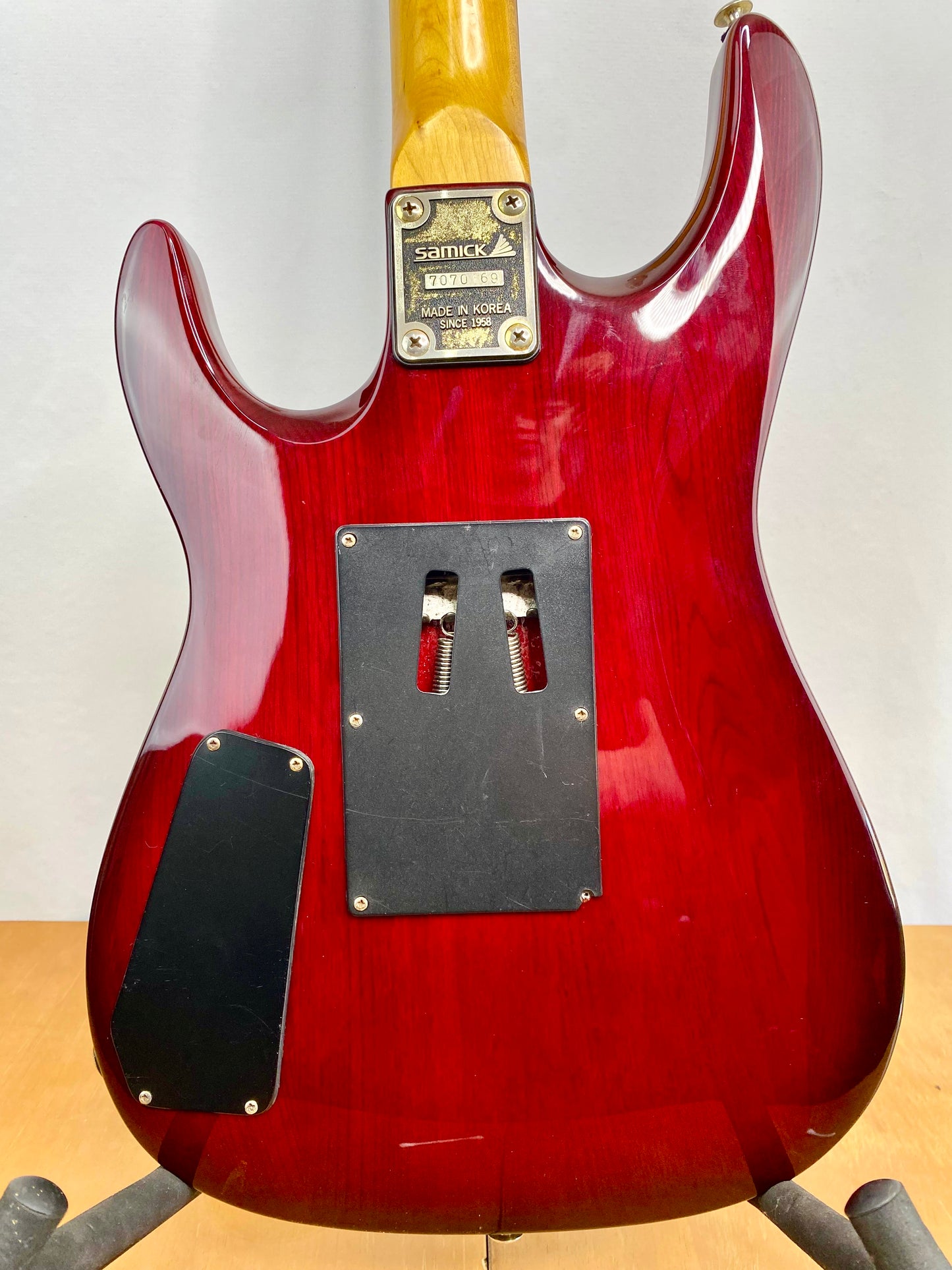 Guitarra Samick Artist Series Established 1958 Korea - #59 Destro Vermelho Pau-rosa