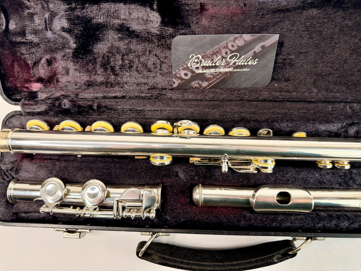 Flauta Transversal Armstrong 104 Made In Usa #180 Prateado