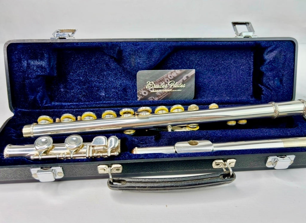 Flauta Transversal Jean Baptiste Jbfl 183 Sx - Made Usa #116 Prata