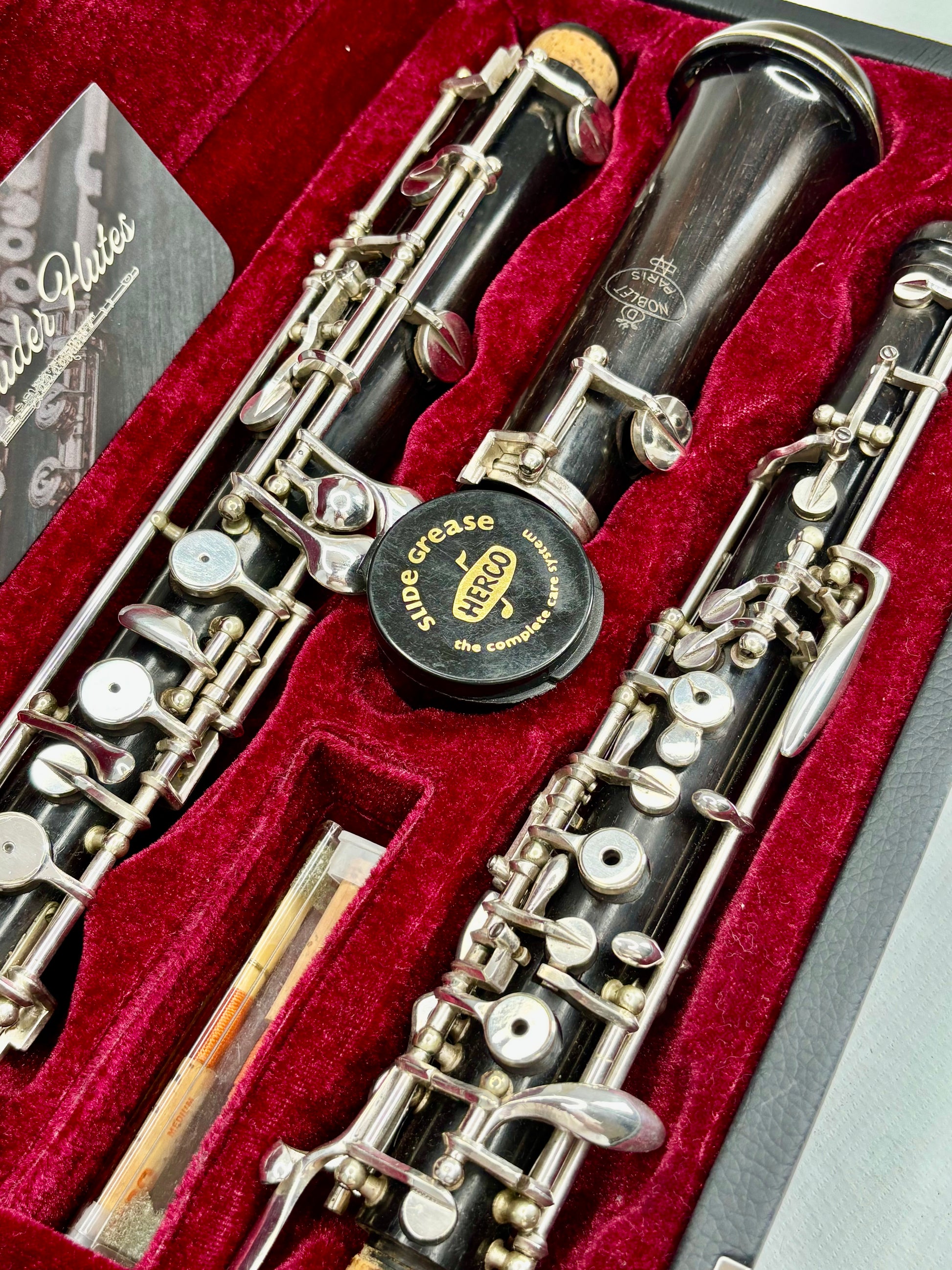 Oboe Noblet Paris - Madeira de Ébano - Made In France - Sapatilhamento em Cortiça #75