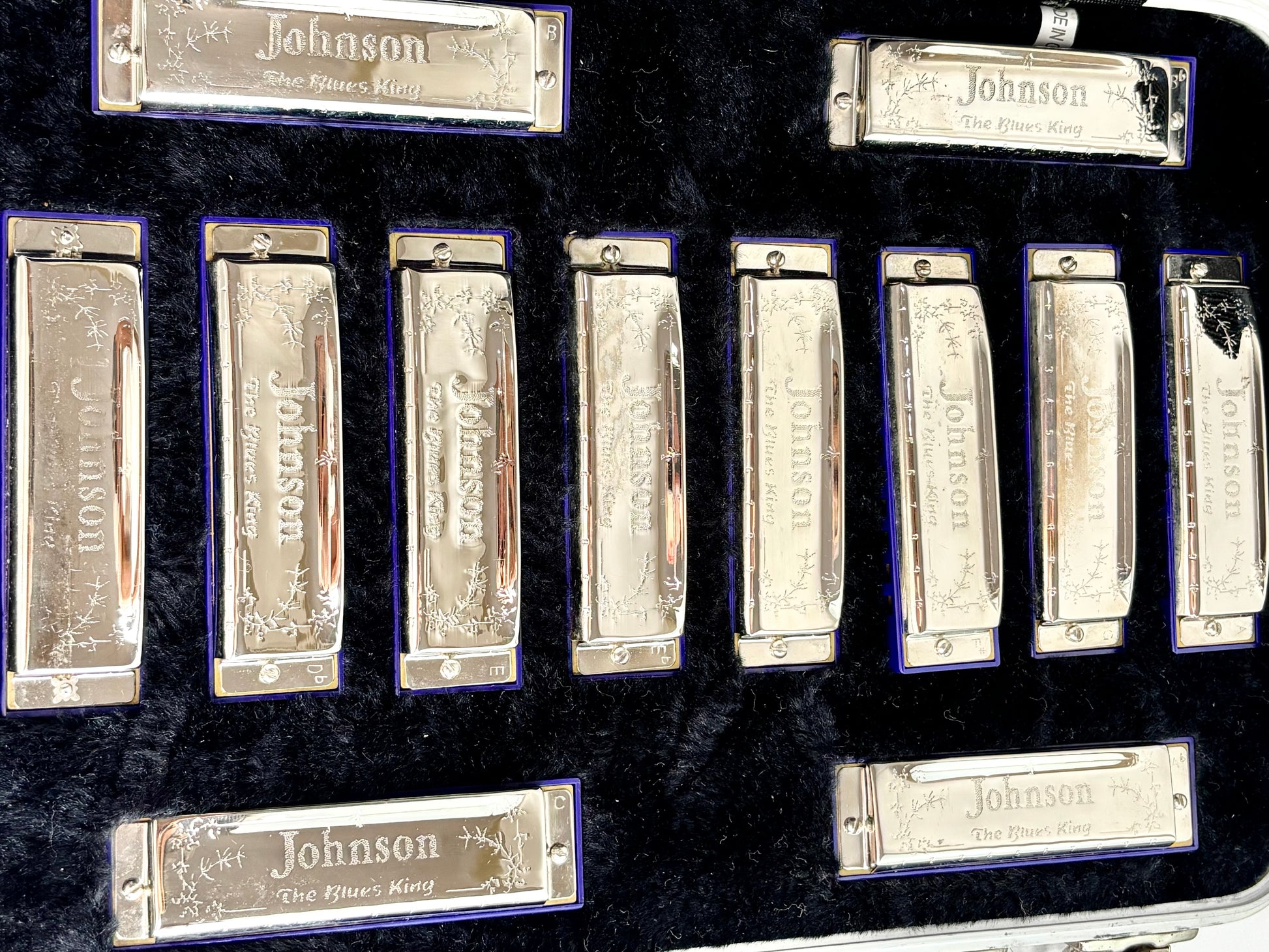 Kit De Gaitas Blues King Johnson - 12 Tonalidades  #74