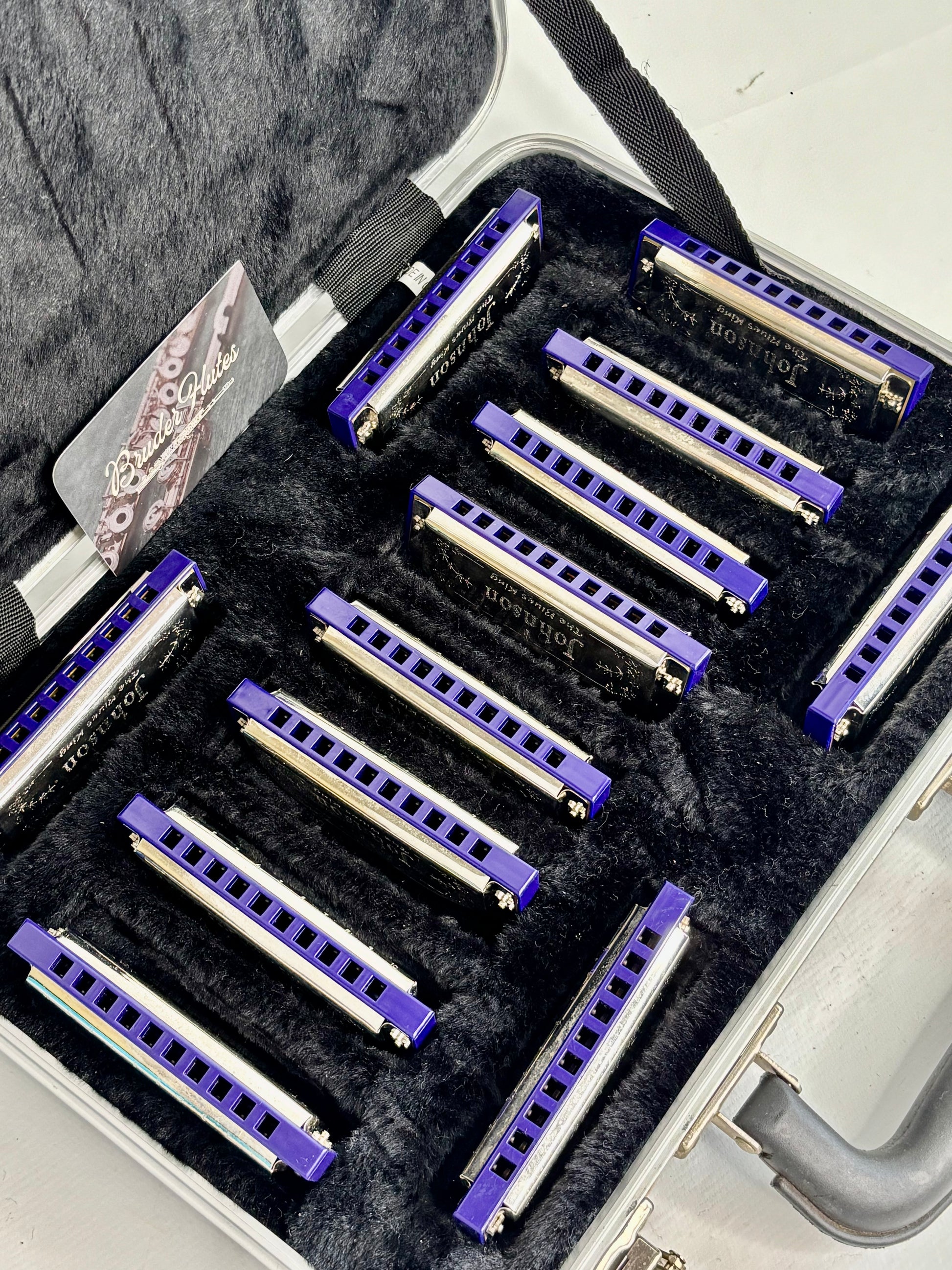 Kit De Gaitas Blues King Johnson - 12 Tonalidades  #74