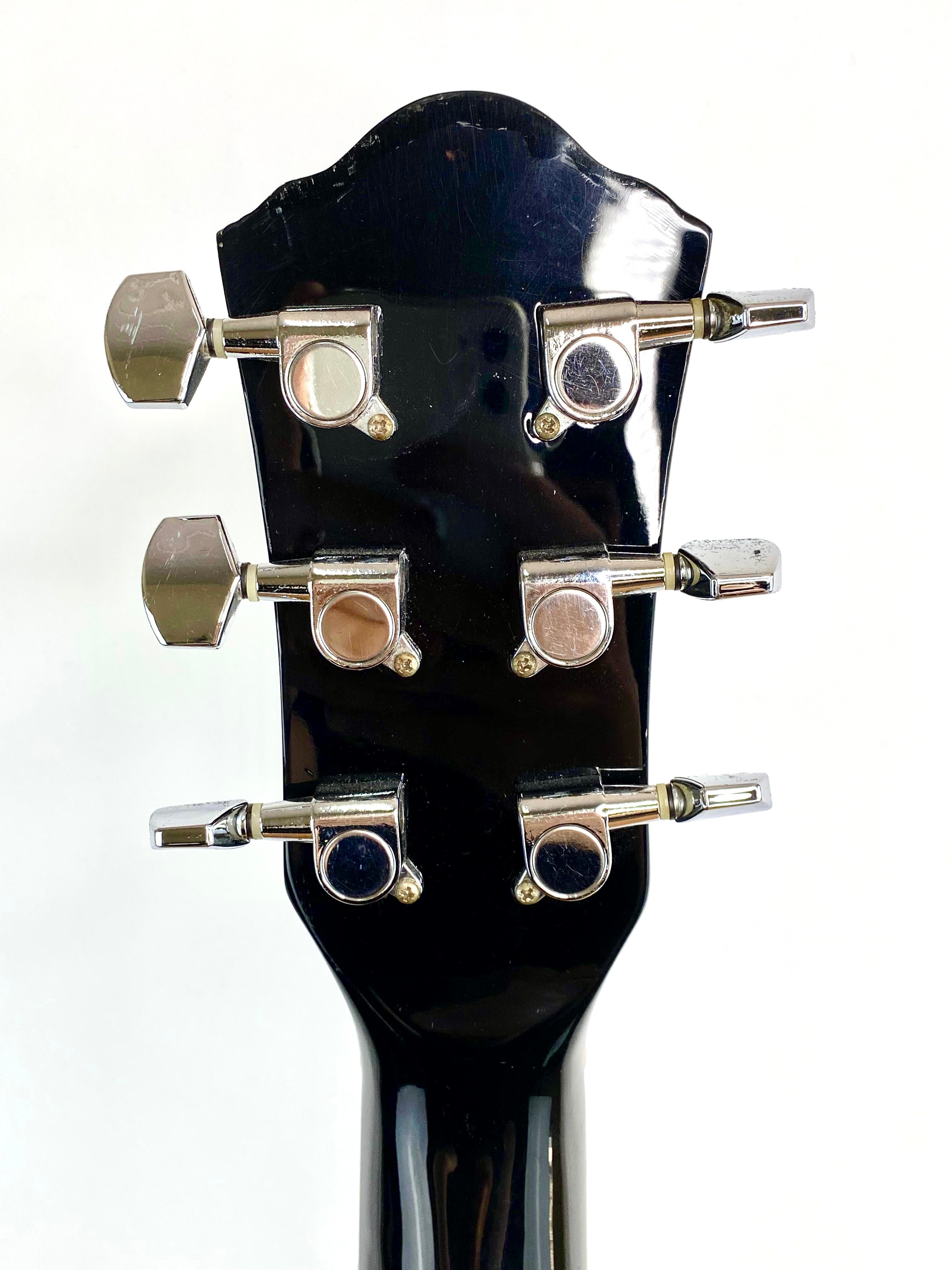 Violão Shelter Custon Hand Made - Eletroacústico - Usa #60 Preto Destro Pau-rosa