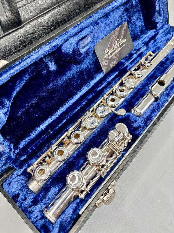 Flauta Transversal Emerson Eld - Prata Maciça  Made Usa #140