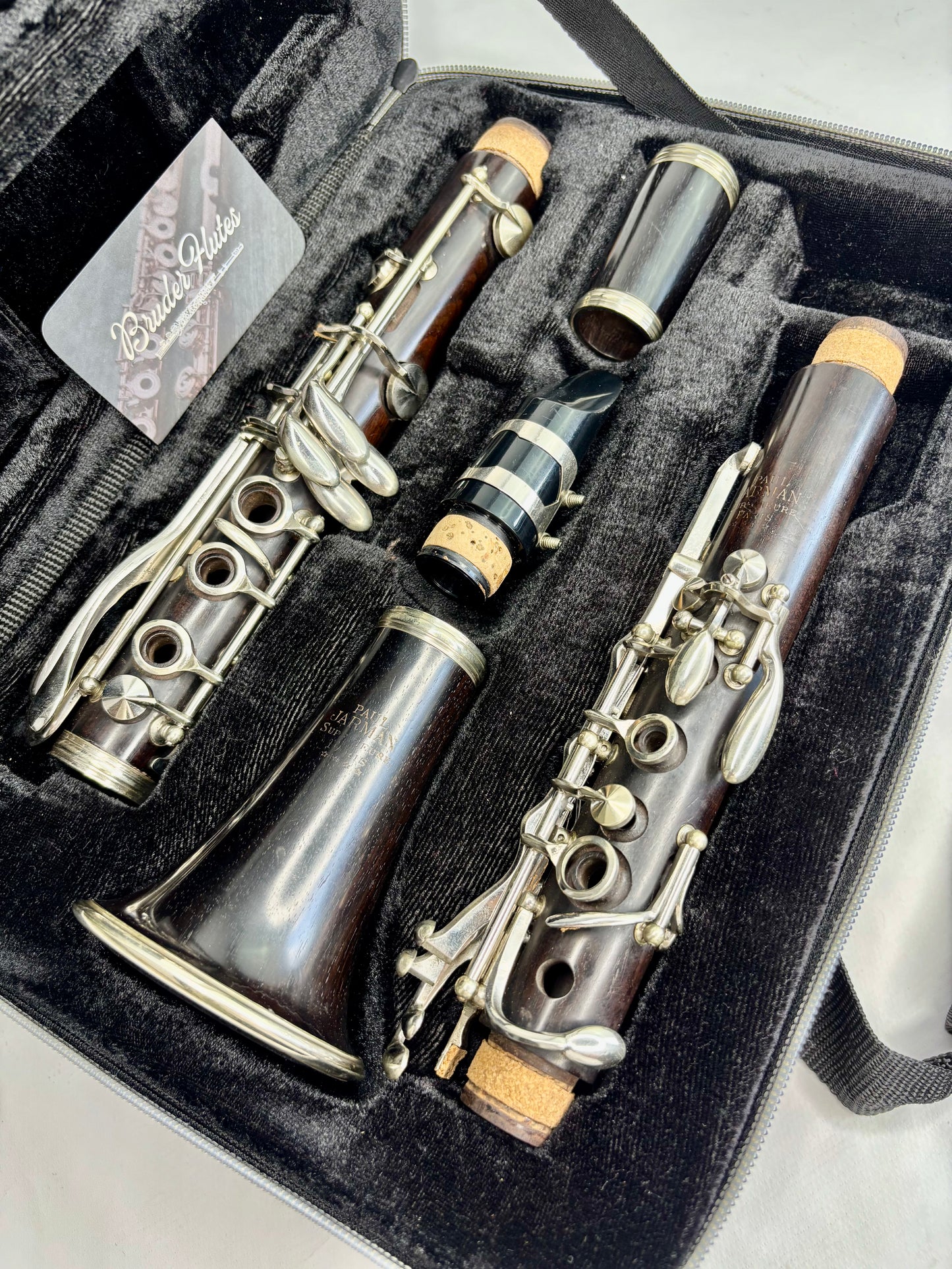 Clarinete Paul Jarman - Madeira De Ébano - Made In Frace #68 Marrom-escuro