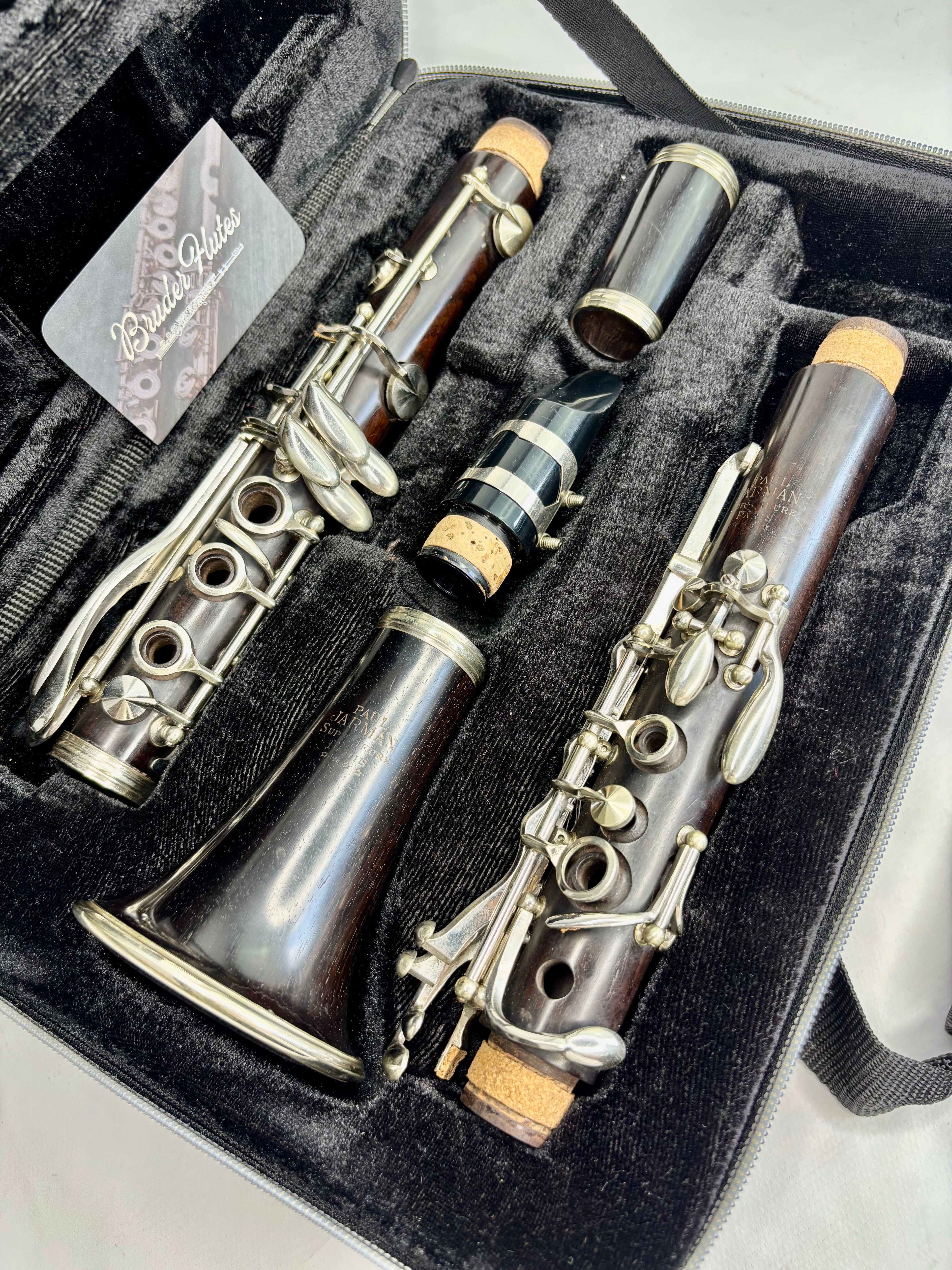 Clarinete Paul Jarman - Madeira De Ébano - Made In Frace #68 Marrom-escuro