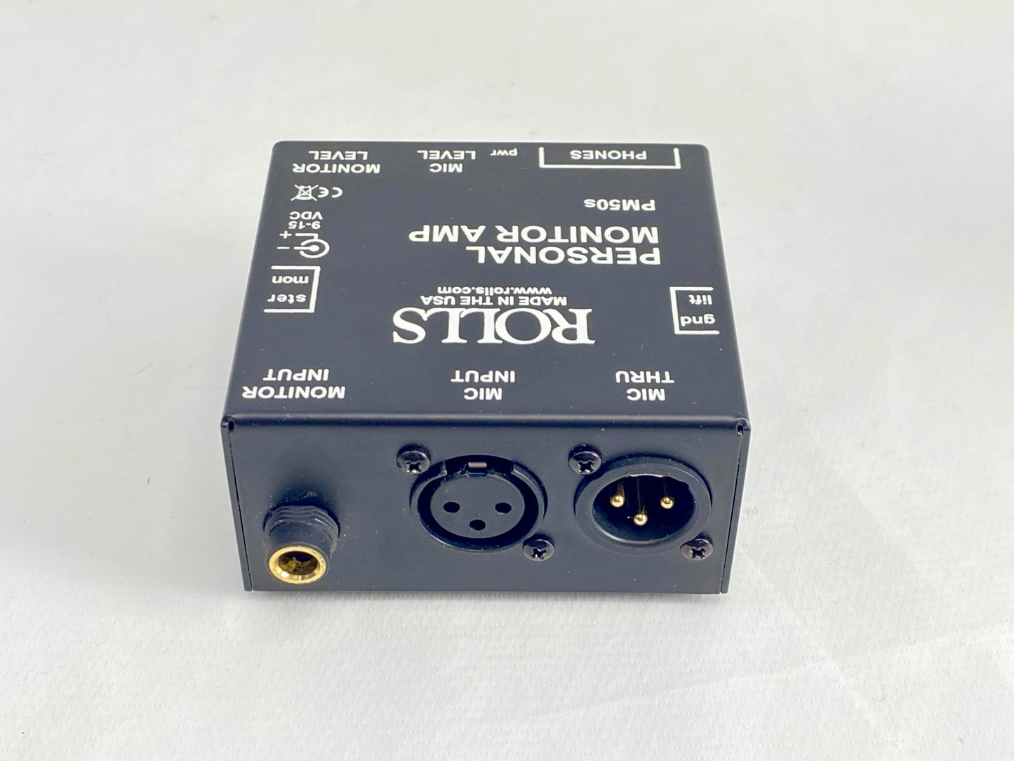 Rolls Amplificador Pessoal De Fone De Ouvido Pm50se Preto